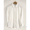 Camicia da donna con colletto bianco puro